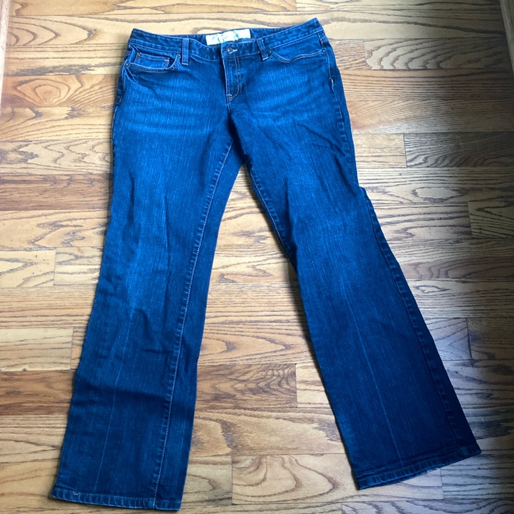 Ann Taylor Loft slim boot jeans size 10